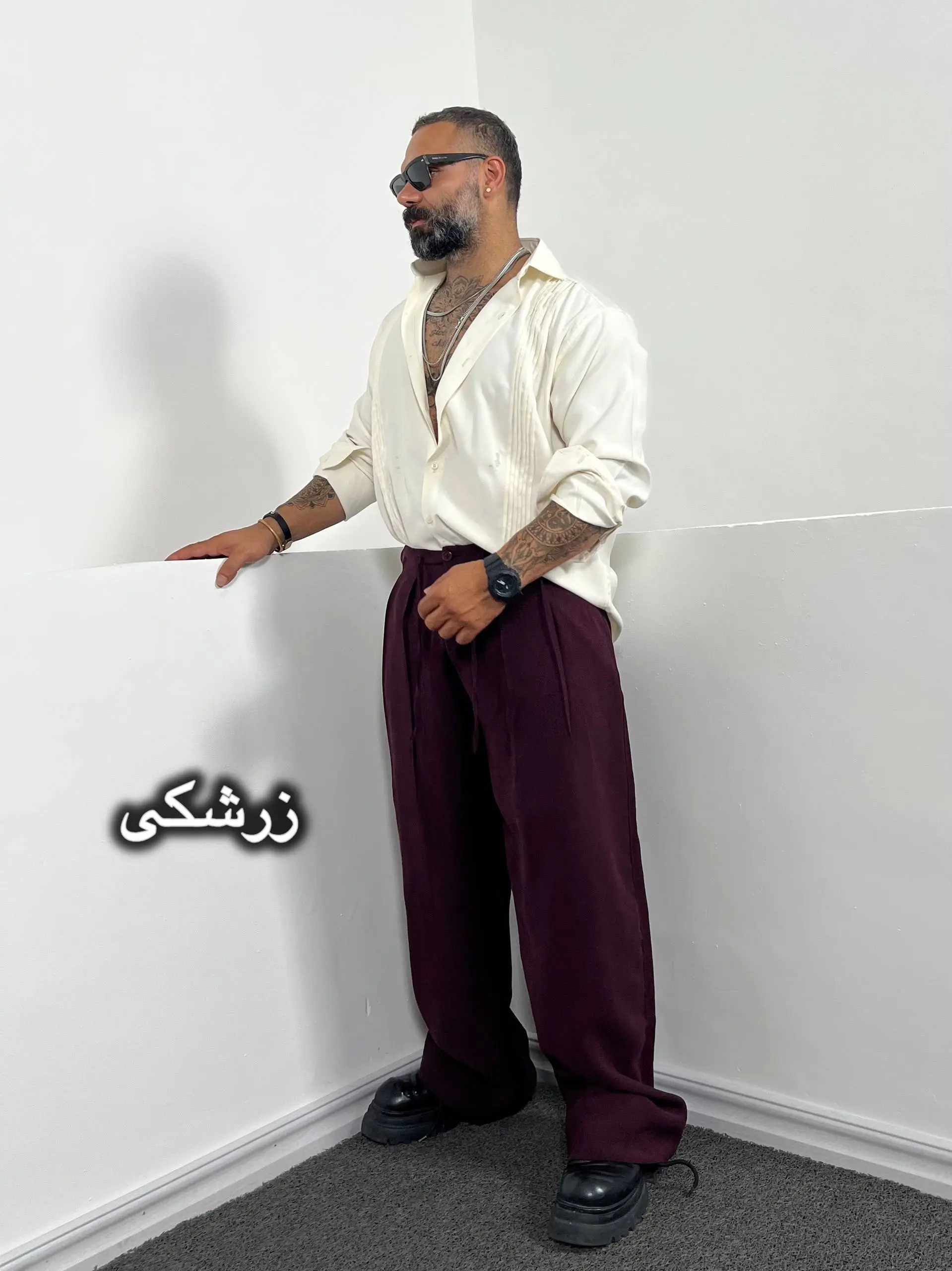 شلوار سیلک بندی کد (980)